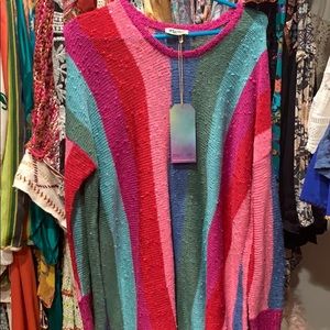 Show me your mumu striped sweater NWT
